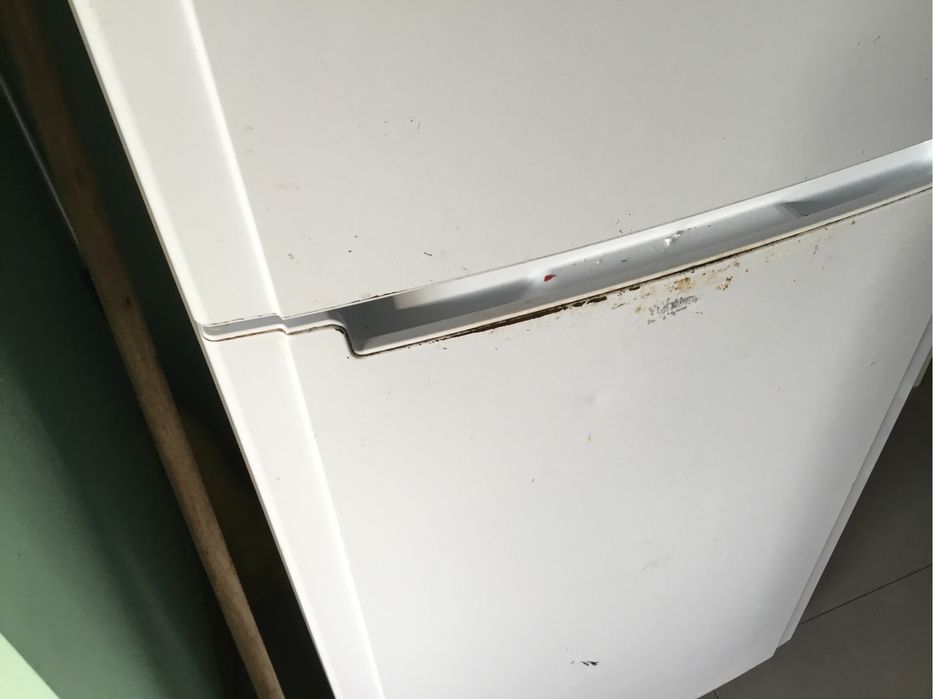 Frigorífico usado a trabalhar