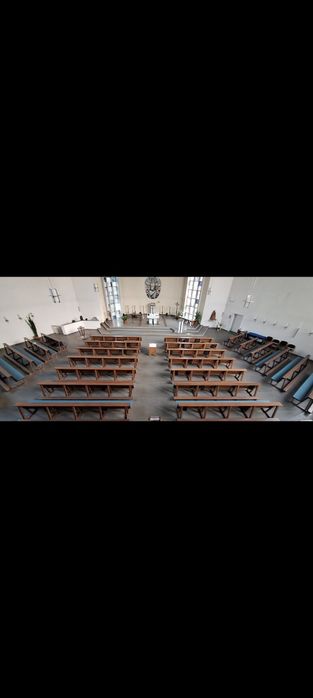 Solidne ławki drewniane, drewno lite ławka duża ilość  do koscioła do