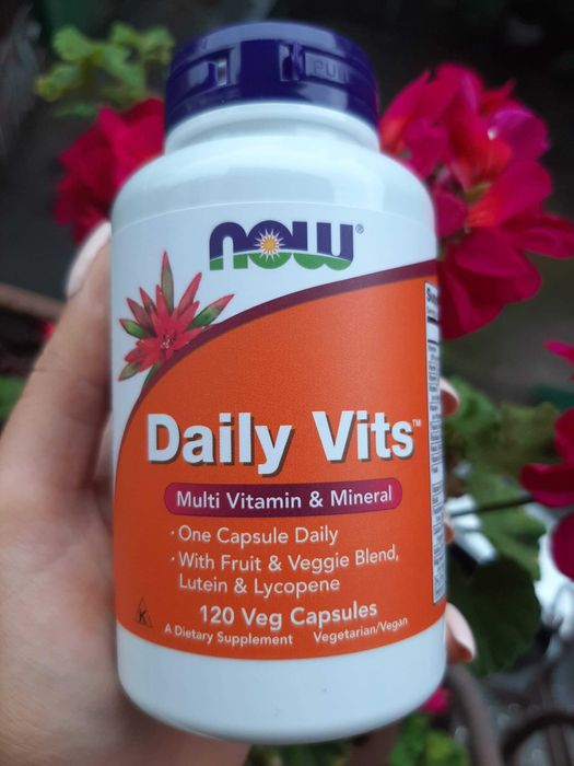 -10% Мультивитамины Daily Vits, NOW Foods, Вітаміни 30 100 120 250