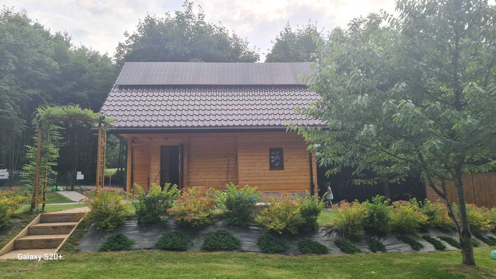 Domek w lesie na wynajem bania, jacuzzi