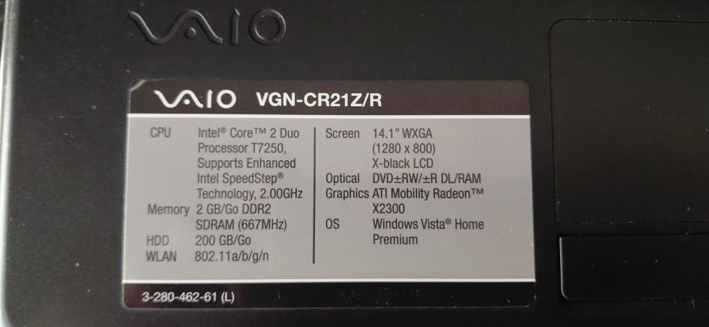 Vendo portátil Vaio