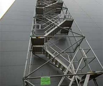 Schodnia Budowlana Wynajem Łódź Tymczasowa Klatka Schodowa Wypożycz