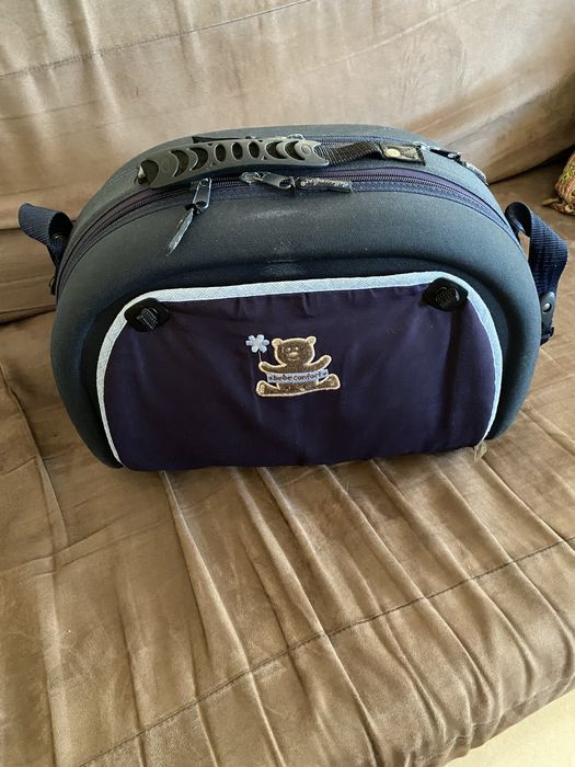 Carrinho de bebé + alcofa + proteção para a chuva + mala com muda fral