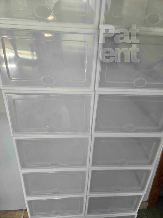 Pudełka 20 sztuk modułowe organizery białe do przechowywania zestaw