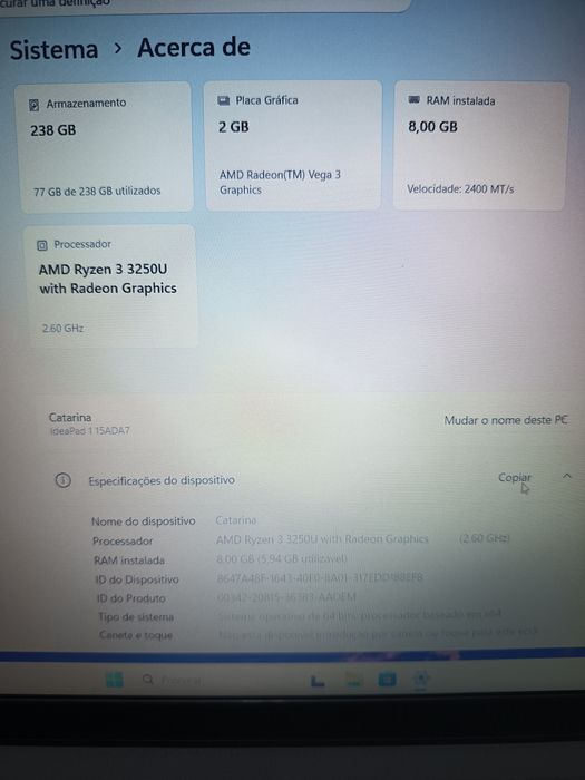 Vendo Computador Lenovo