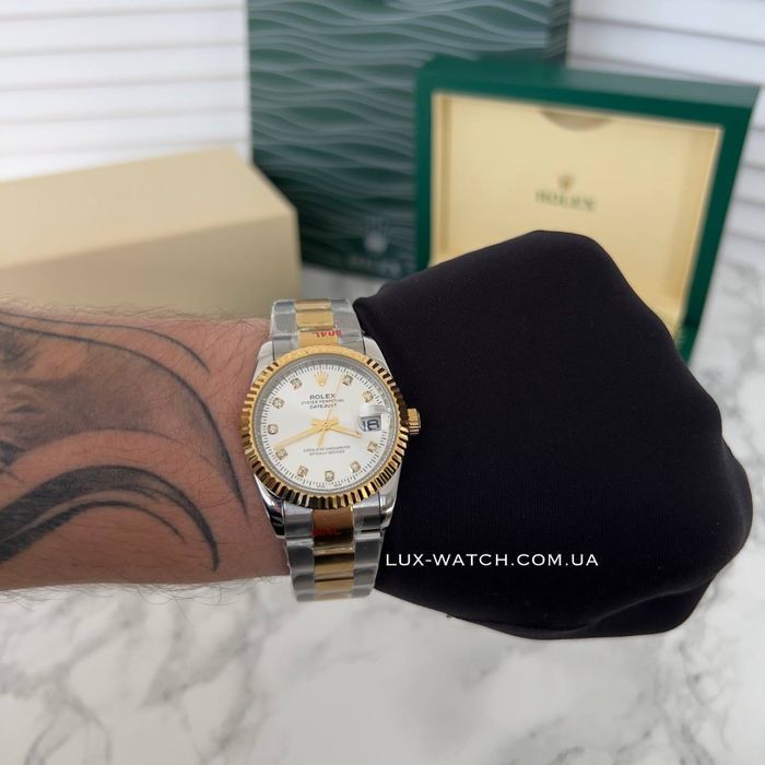 Часы Rolex DateJust Diamond 36 Ролекс Женские Мужские