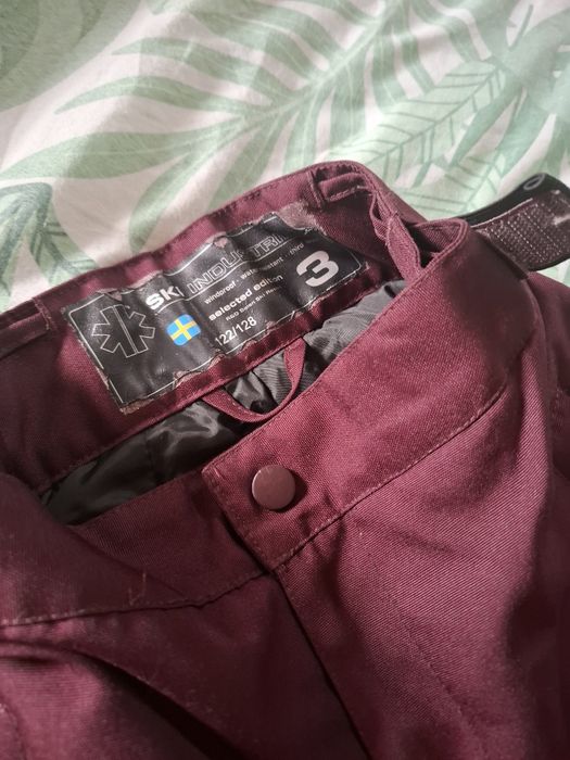 Spodnie ocieplane zimowe 122/128