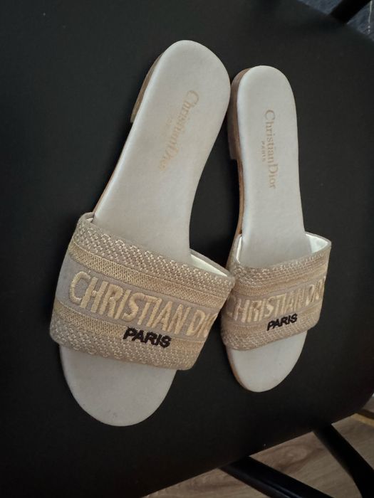 Christian Dior Paris klapki damskie rozmiar 36