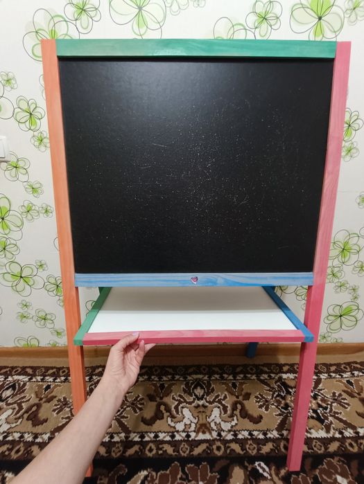 Мольберт дитячий, дошка для малювання, магнітна дошка