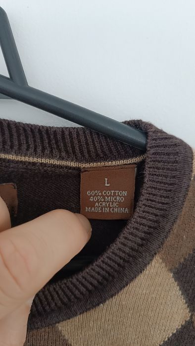 Sweter męski Perry Ellis roz L