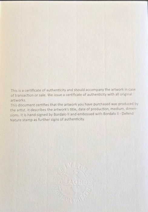 Bordalo II - Risografia "Wild, Wild Fires"