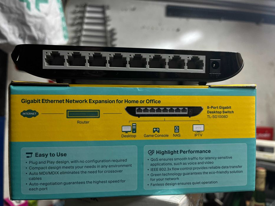 Switch TP Link TL SG 1008D