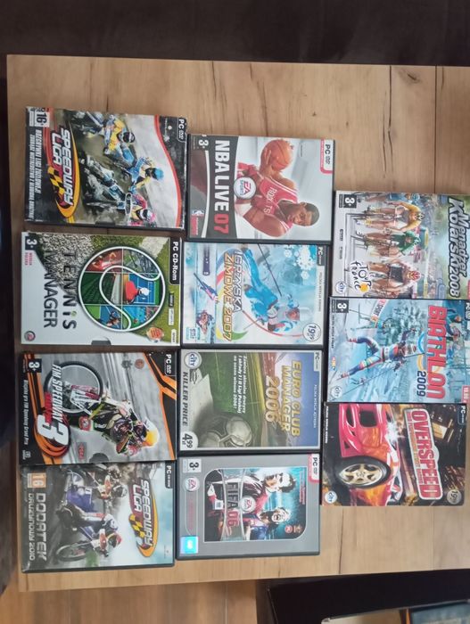 Zestaw 11 gier PC o tematyce sportowej