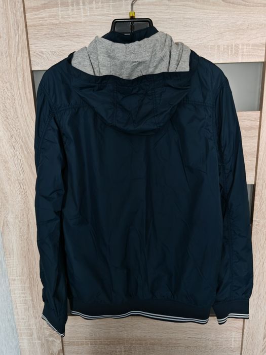 Kurtka męska wiatrówka z kapturem H&M S-M