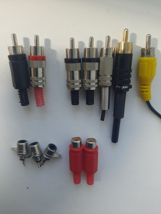 Кабель шнур RCA (тюльпаны). Штекер разъем RCA тюльпан. Обмен