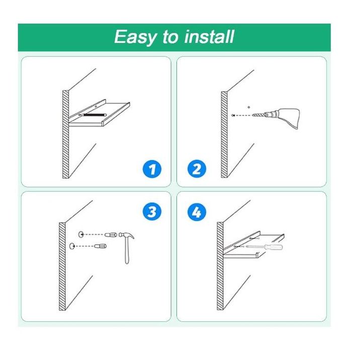 Półka Ścienna Schyida 30Cm 2 Szt.