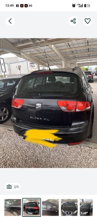 Vendo SEAT altea  xl ano 2007
