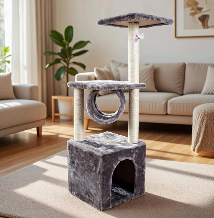 Drapak Dla Kota Z Domkiem