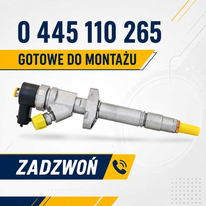 Wtryski Renault Trafic Master Opel Vivaro Movano 2.5 dCi 044.5110.265