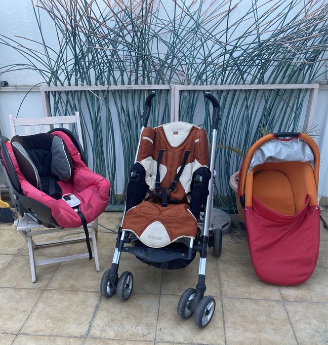 Alcofa Quinny BebeConfort MaxiCosi Carrinho BebeConfort com ovo