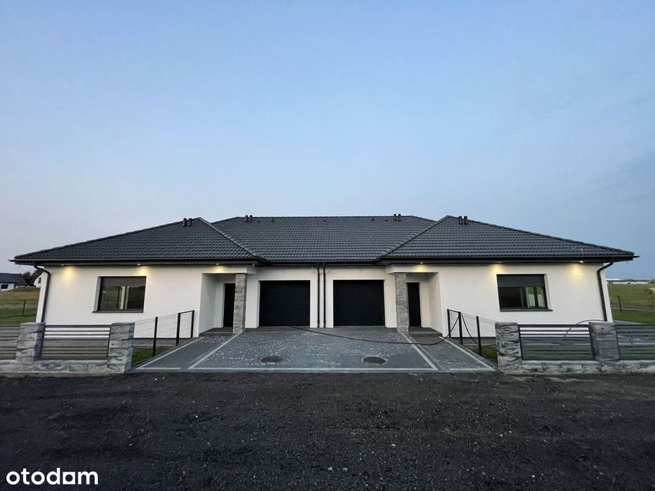 Nowoczesny bliźniak 122m²-osiedle 6 domów