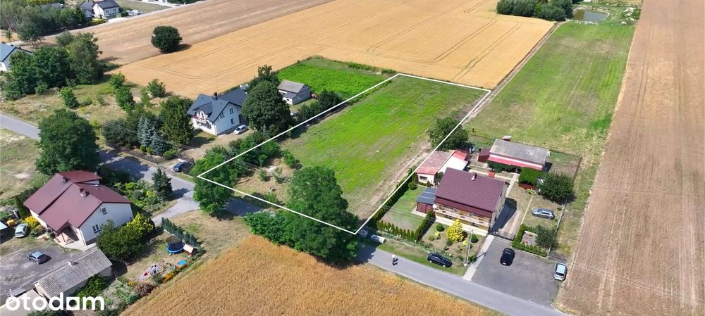 Duża urocza działka pod dom jednorodzinny z WZ i projektem