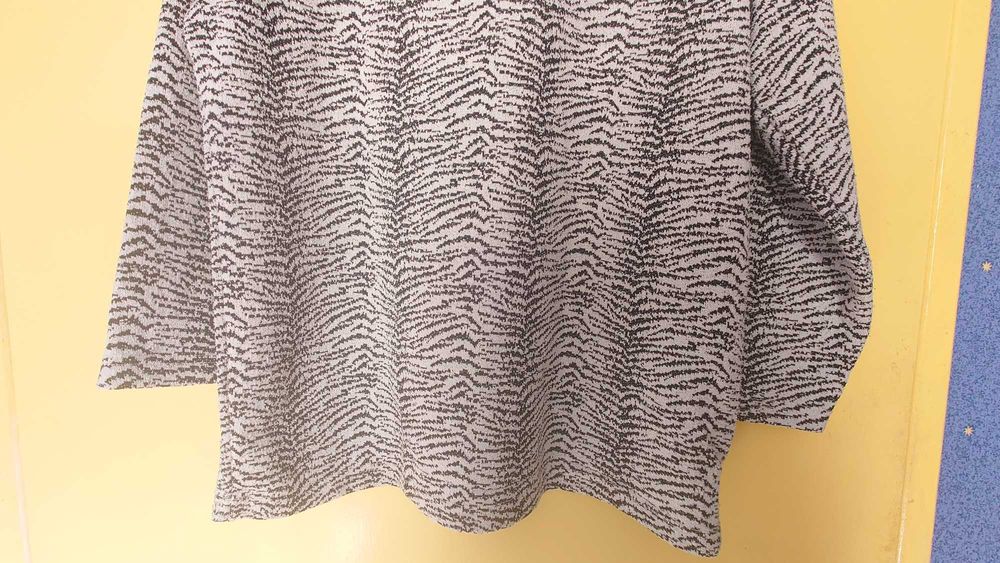 sweter damski stójka wzór zebra studio borgelt xl