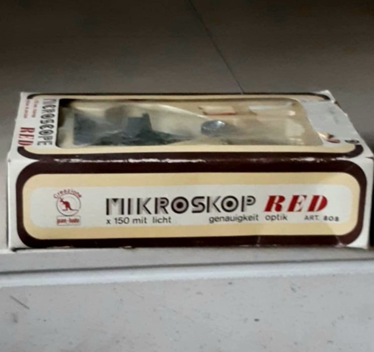 Microscópio Didático para inicio de estudo científico - Vintage