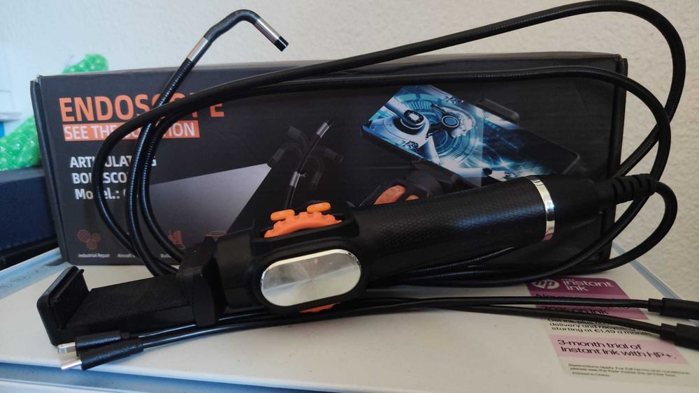 Boroscópio Articulado C30 USB-C Android | IP67 | Cabo aprox. 2 m | Novo em Caixa