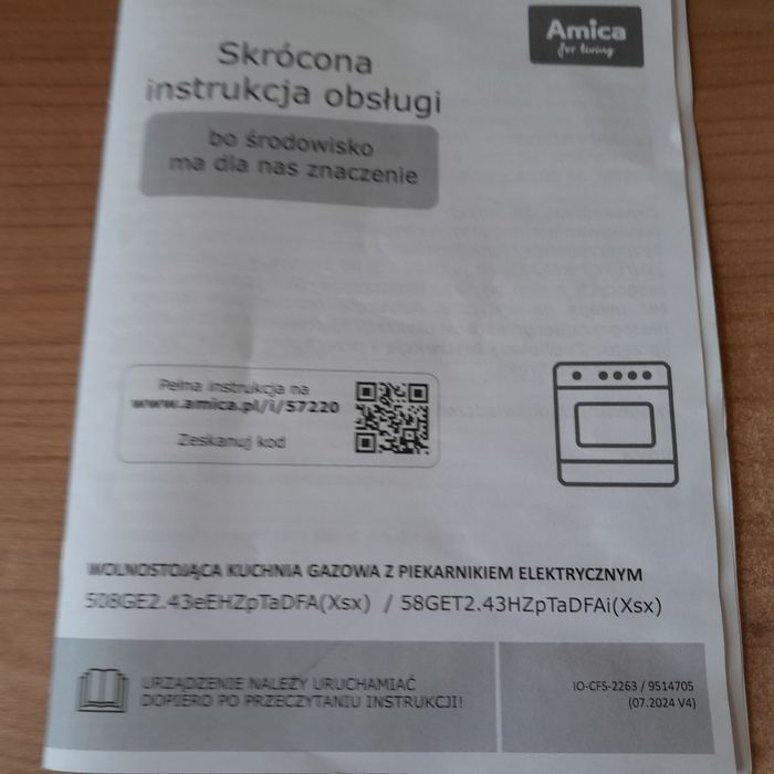 Amica 5 lub 7 razy użyta gwarancją