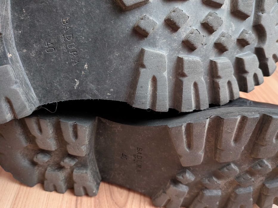 Skórzane botki workery Badura