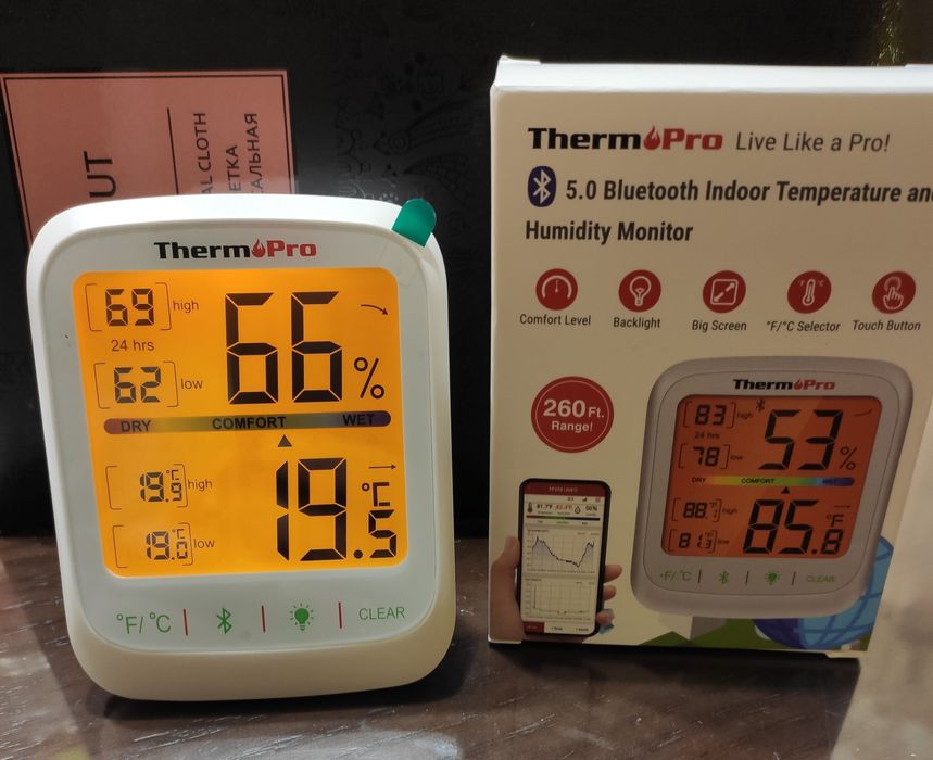 Термогигрометр, термометр, гигрометр, метеостанция