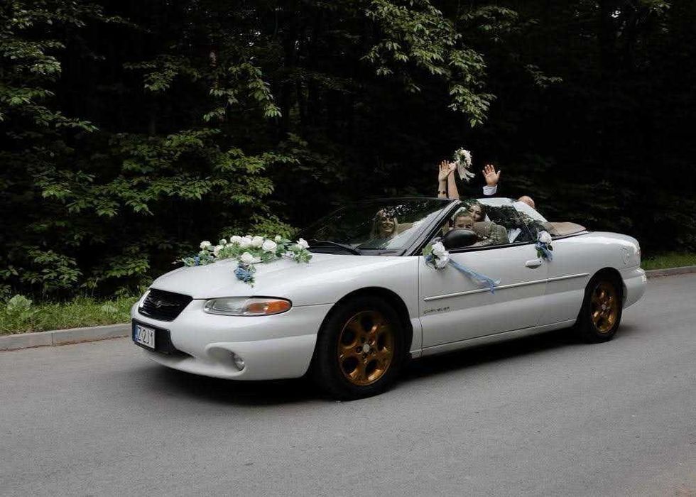 Samochód, auto do ślubu, panieński, kawalerski, rocznice, urodziny