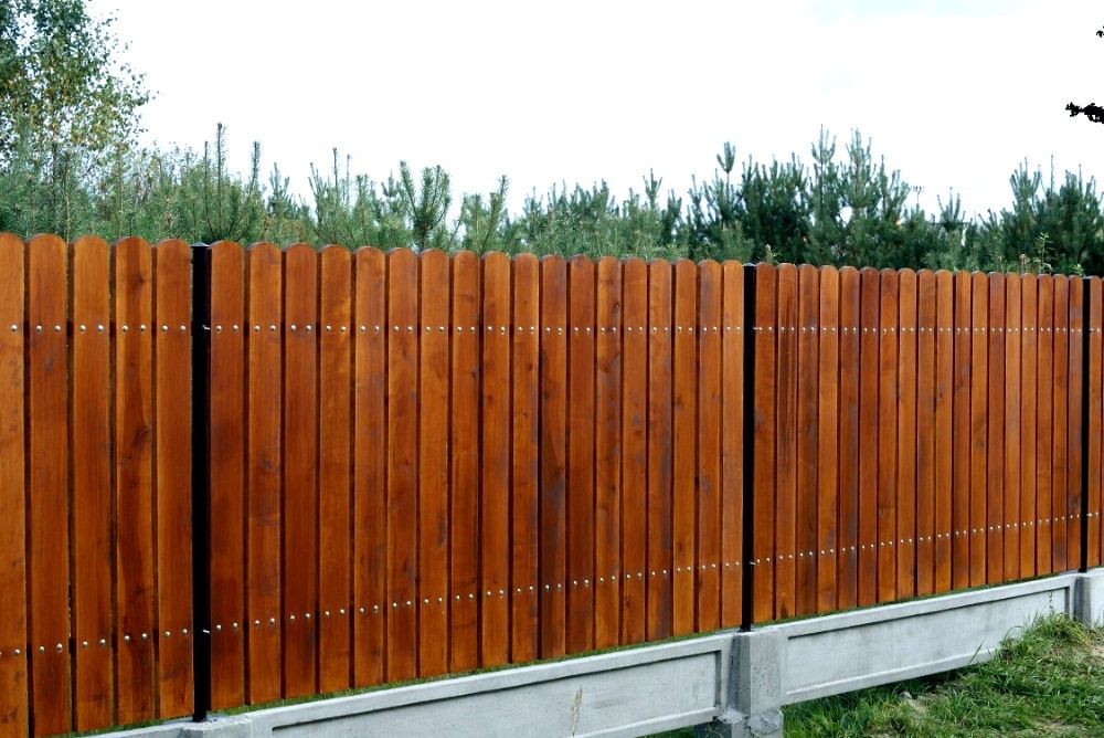 Sztachety drewniane malowane