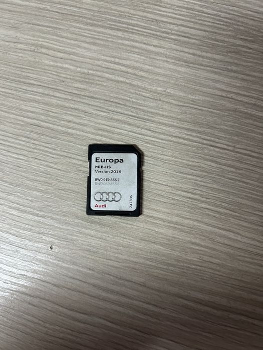 Karta nawigacji czytnik danych Audi A4 B9