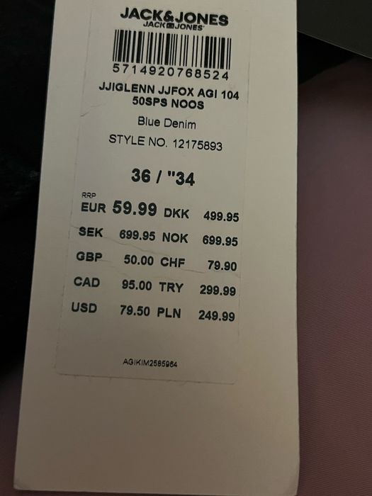 Wyprzedaż spodnie męskie Jack Jones.