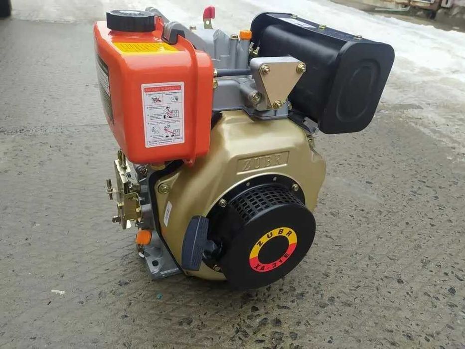 Двигатель дизельный на мотоблок Зубр ZUBR 178F-Е Элект. старт на шлица