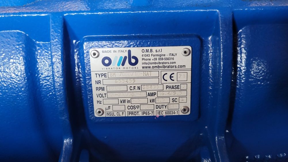 Вибромотор площадочный OMB  BM 7000/10-HAT