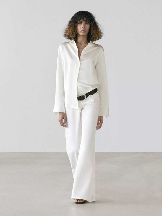 Блуза сорочка Massimo dutti