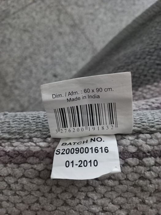 Conjunto de 2 tapetes em algodão para quarto ou sala