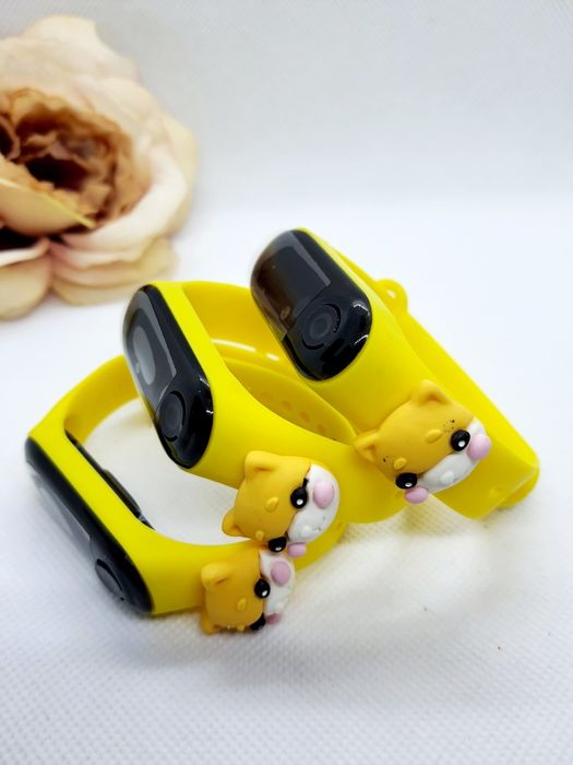 Zegarek dziecięcy led elektroniczny kotek