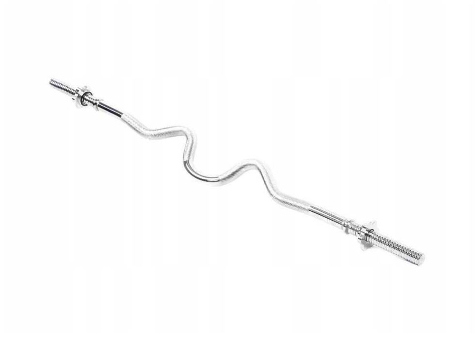 Gryf mocno łamany sztanga 120cm 28mm stalowy zacisk NOWY POZ