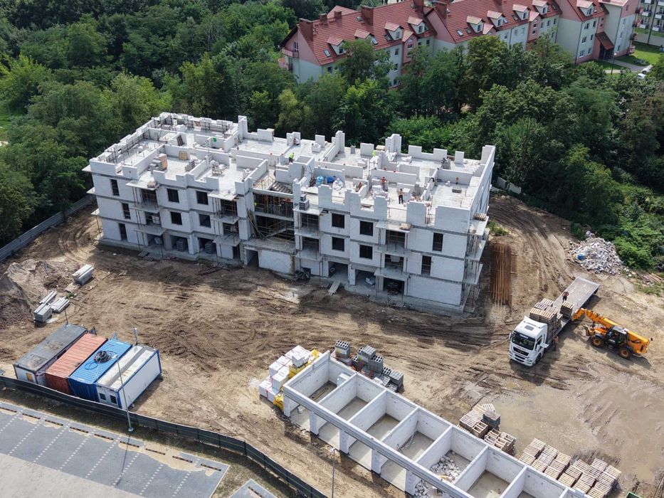 Apartament z balkonem  M24 nowa Inwestycja "Pod Brzozami" Wałcz