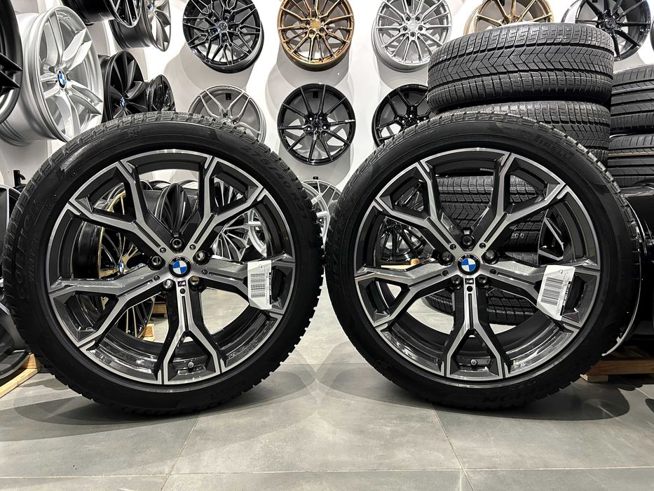 Oryginalne koła zimowe 21 5x112 BMW X5 G05 G18 X6 G06 Pirelli