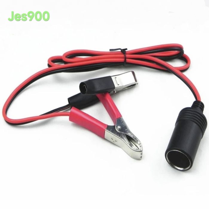 Перехідник краби /зажими на прикурювач для живл. компресора, медіа