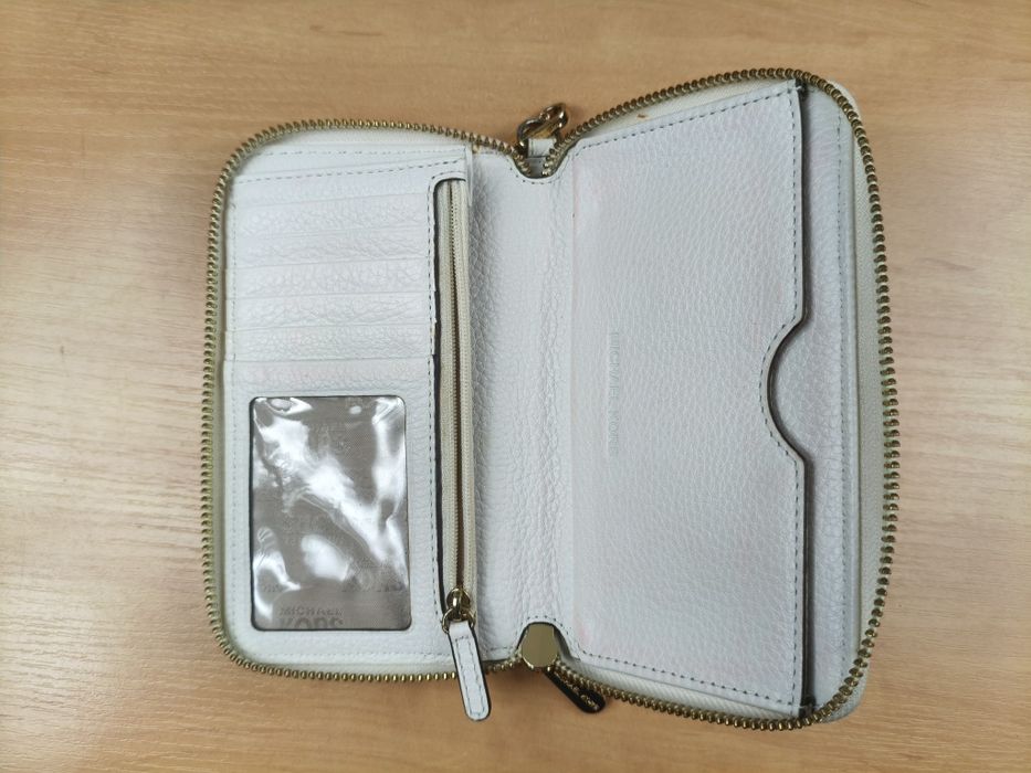 Portfel Etui na telefon Michael Kors Fulton damskie skórzany (Model 35H5GFTE3L)
