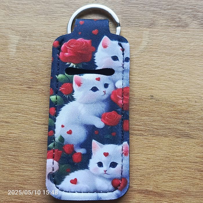 Nowy breloczek z pianki neoprenowej na klucze kotki