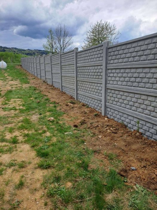 Ogrodzenia betonowe Płyty słupki