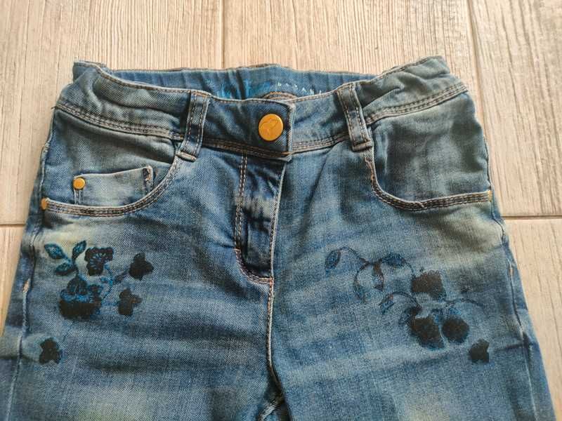 Spodnie jeansy dziewczęce, denim, Kanz