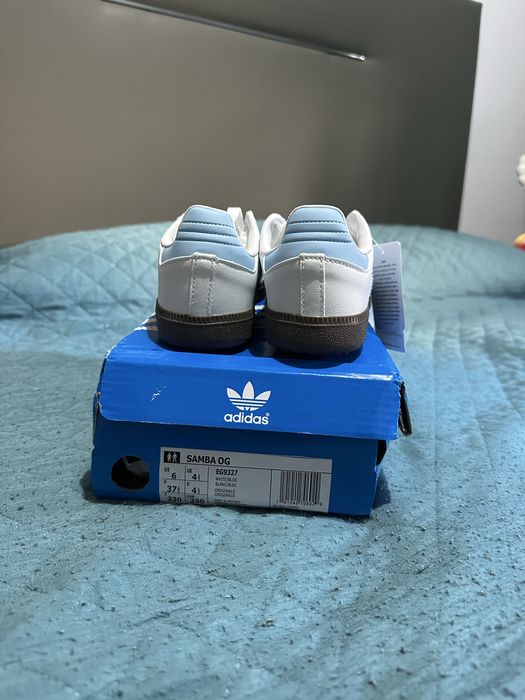 Adidas Samba Brancas/Azul